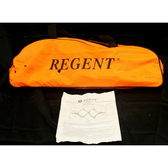 Regent Orange Croquet Beginner Kit Carrying Storage Bag Case Empty Instructions - Picture 1 of 10